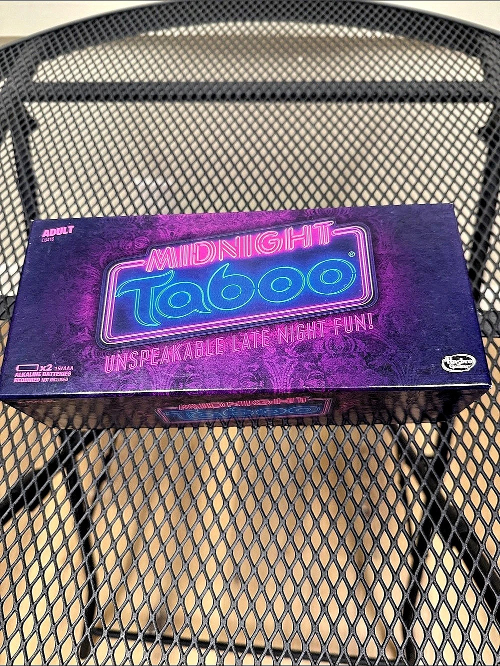 Hasbro Gaming Midnight Taboo Party Game in Purple & Black